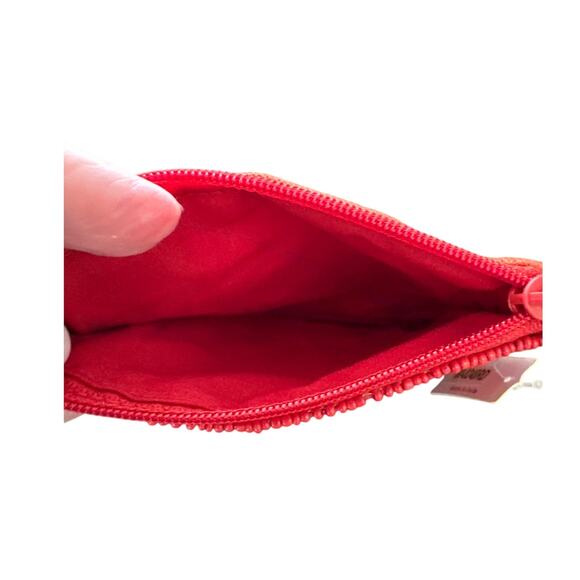 Game Day Elephant Football Zipper Pouch/Football Beaded Pouch/Game Day Accessory - Picture 3 of 3